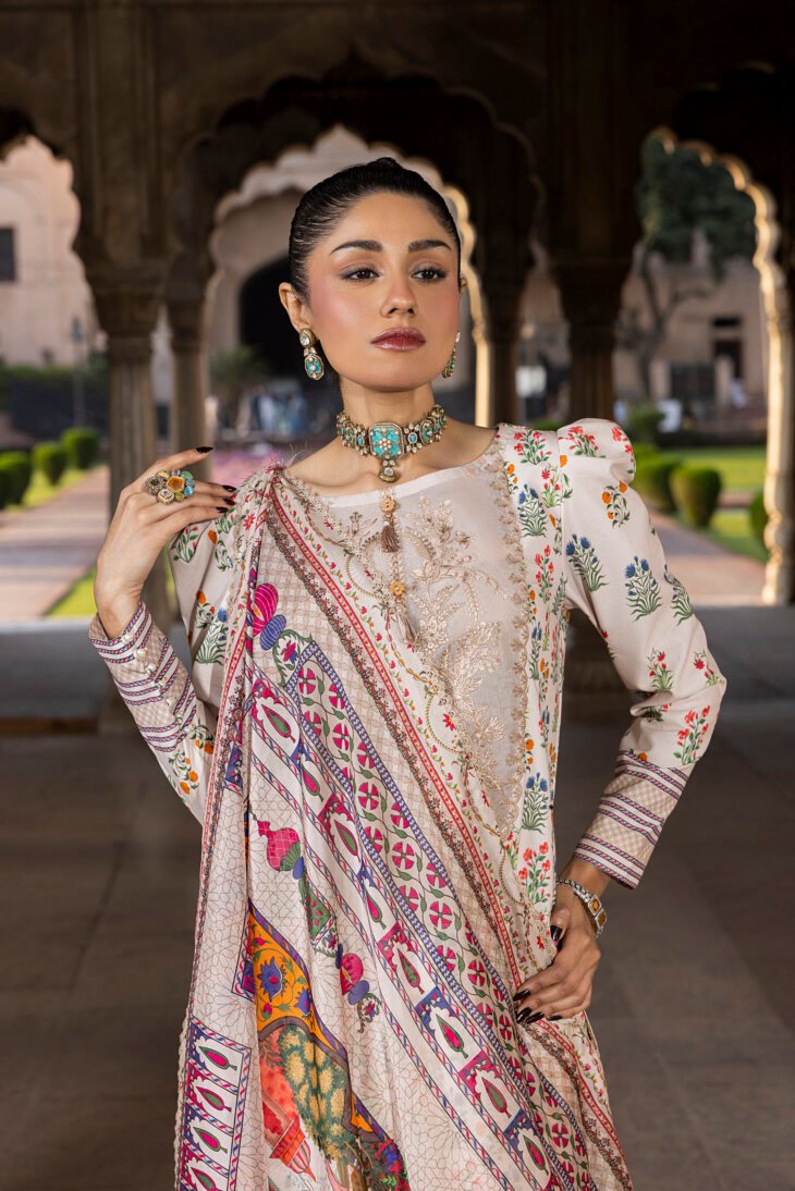 Skin Printed Lawn Shirt
